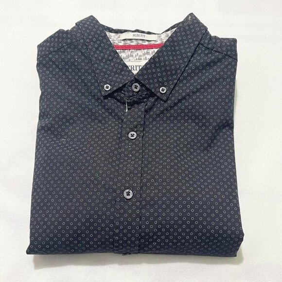 Heritage report collection mens button front shirt size XL slim fit - Picture 5 of 8